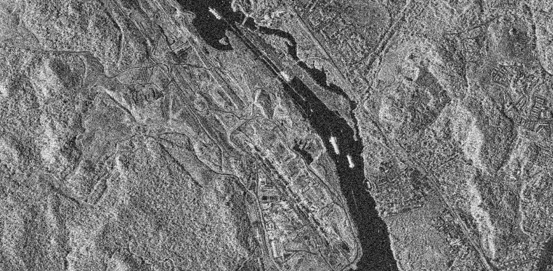 satellite image with resolution of 1m