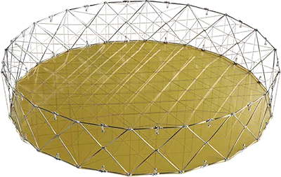 deployed light-weight deployable reflector antenna